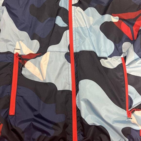 JACKET Big Kids Reebok Windbreaker, Blue & Red, Size L- 10/12. - Picture 3 of 7